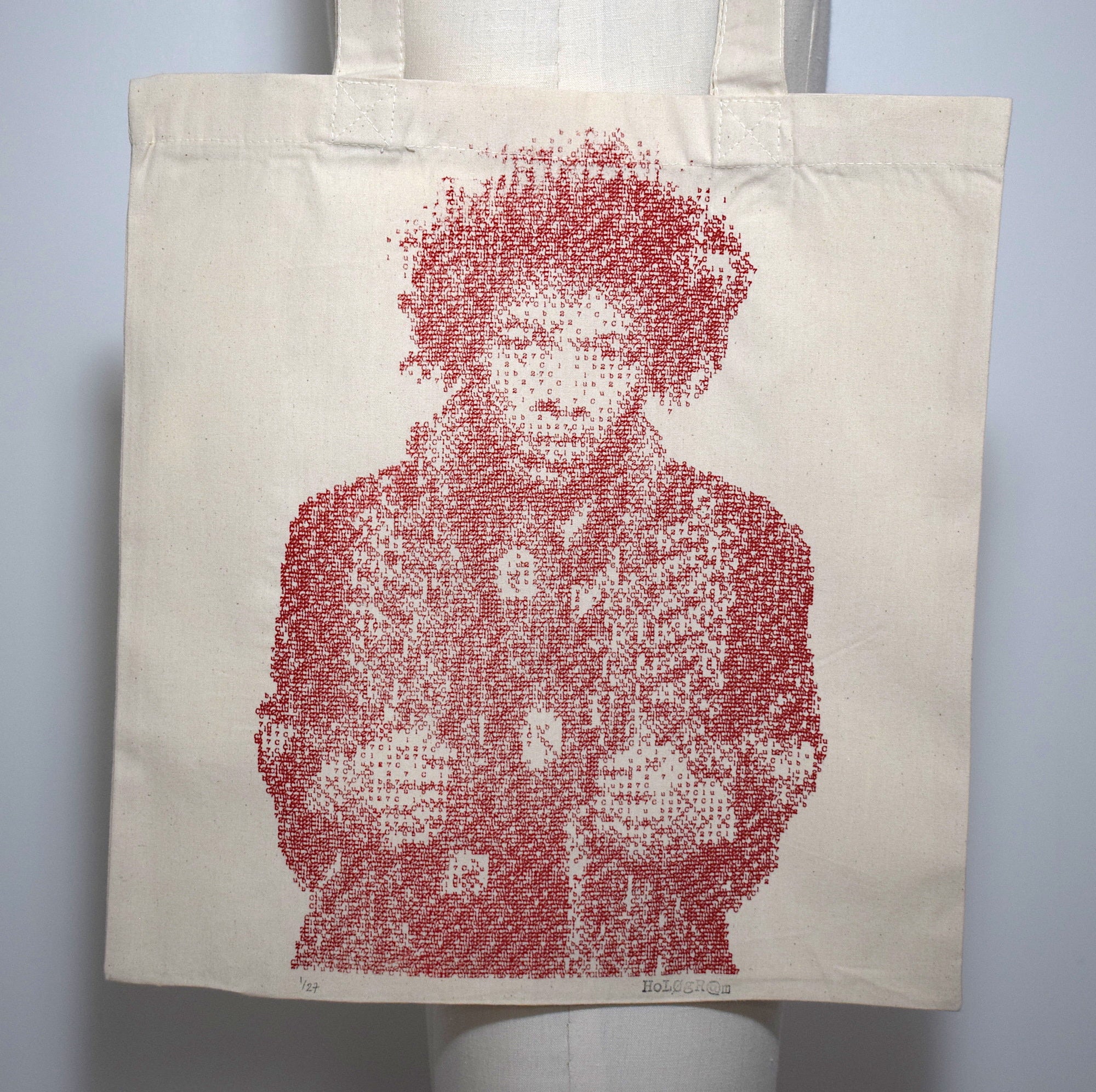 Jimi Hendrix '27Club' Cotton Tote Bag